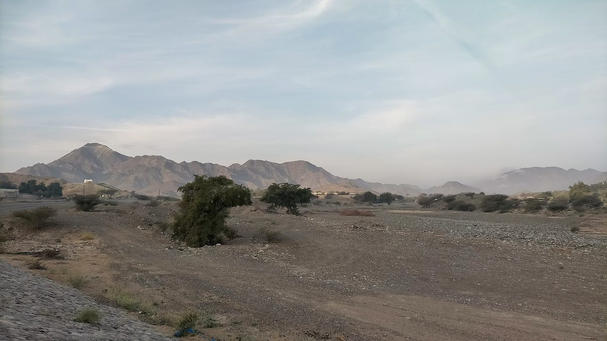 Wadi Al Qor — Confluence of the Wadi Al Qor and the Wadi Bu Faraj.jpg