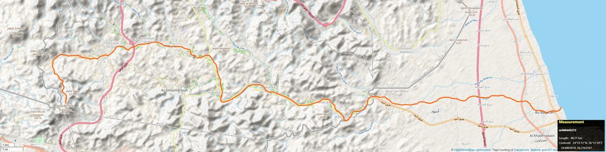 Wadi Al Qor — Location and course of Wadi Al Qor.png