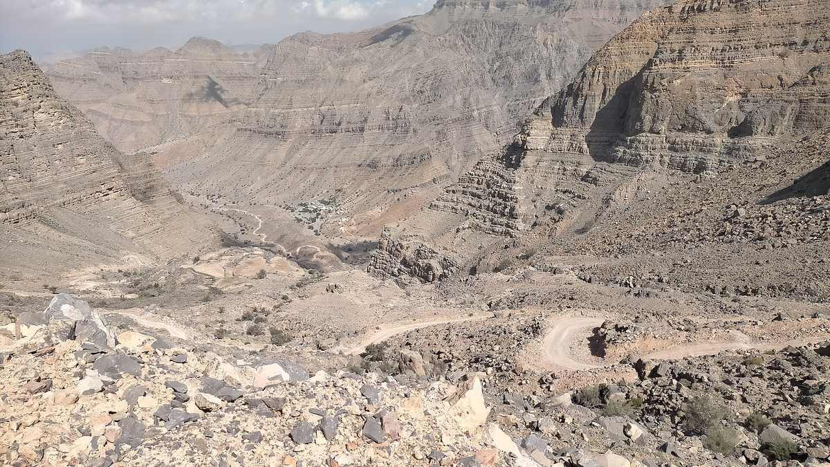 Wadi Qada'ah — View of Wadi Qada'ah from Silay al Khatami.jpg