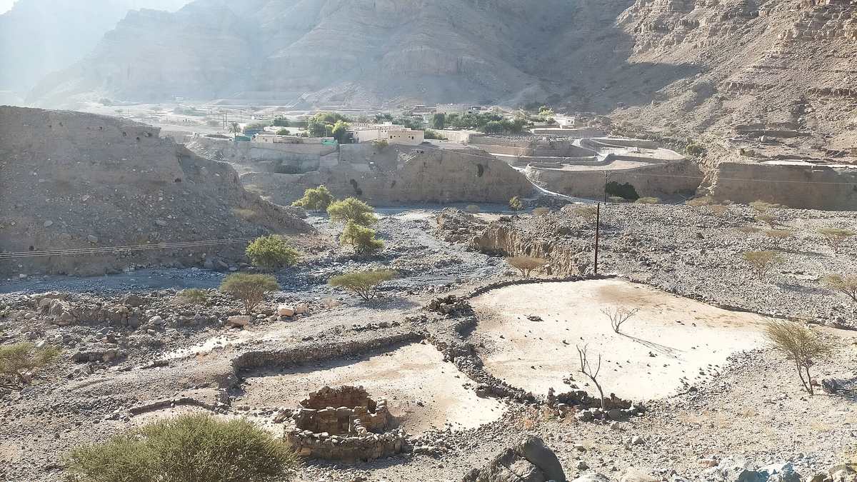 Wadi Qada'ah — Max Sikek, next to the mouth of the Wadi Ghayl in the Wadi Qada'ah.jpg